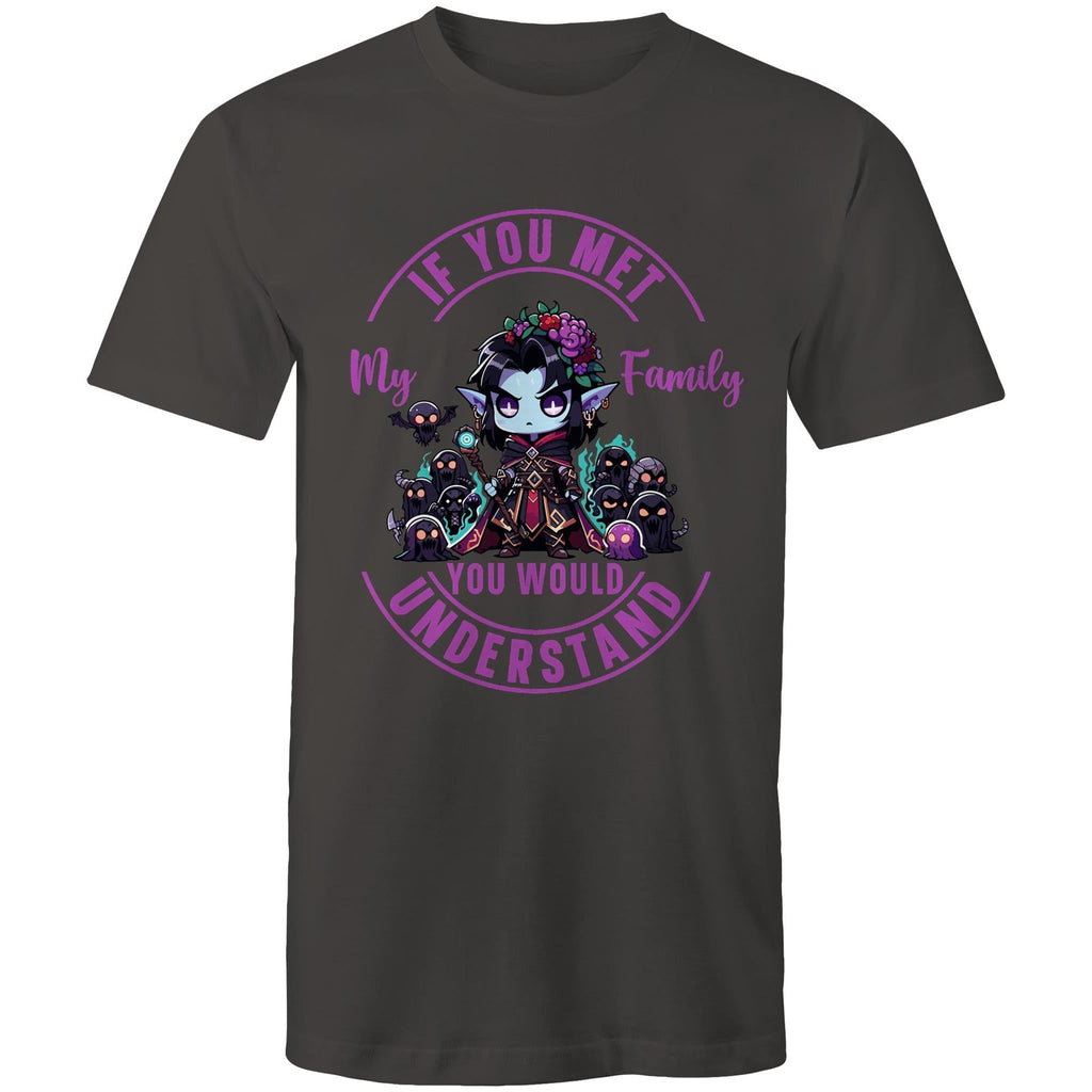 Meet my Family Angry Girl AS Colour Staple - Mens T-Shirt Ogo Merch