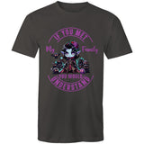 Meet my Family Angry Girl AS Colour Staple - Mens T-Shirt Ogo Merch