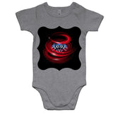 Cerberus Swirl AS Colour Mini Me Baby Onesie Romper Ogo Merch