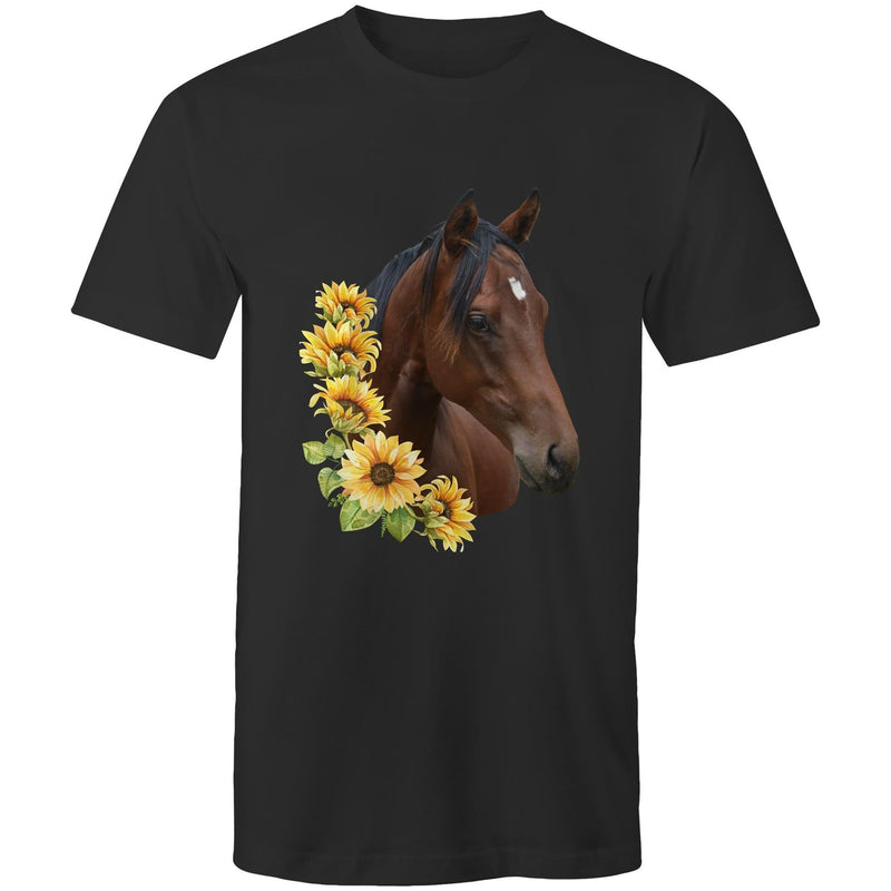Sunflower Horse AS Colour Staple - Mens T-Shirt Ogo Merch