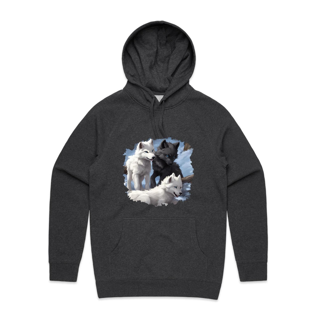 Three Wolves AS Colour - Supply Hood Ogo Merch