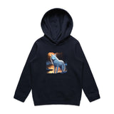 White Wolf AS Colour - Youth Supply Hood Ogo Merch