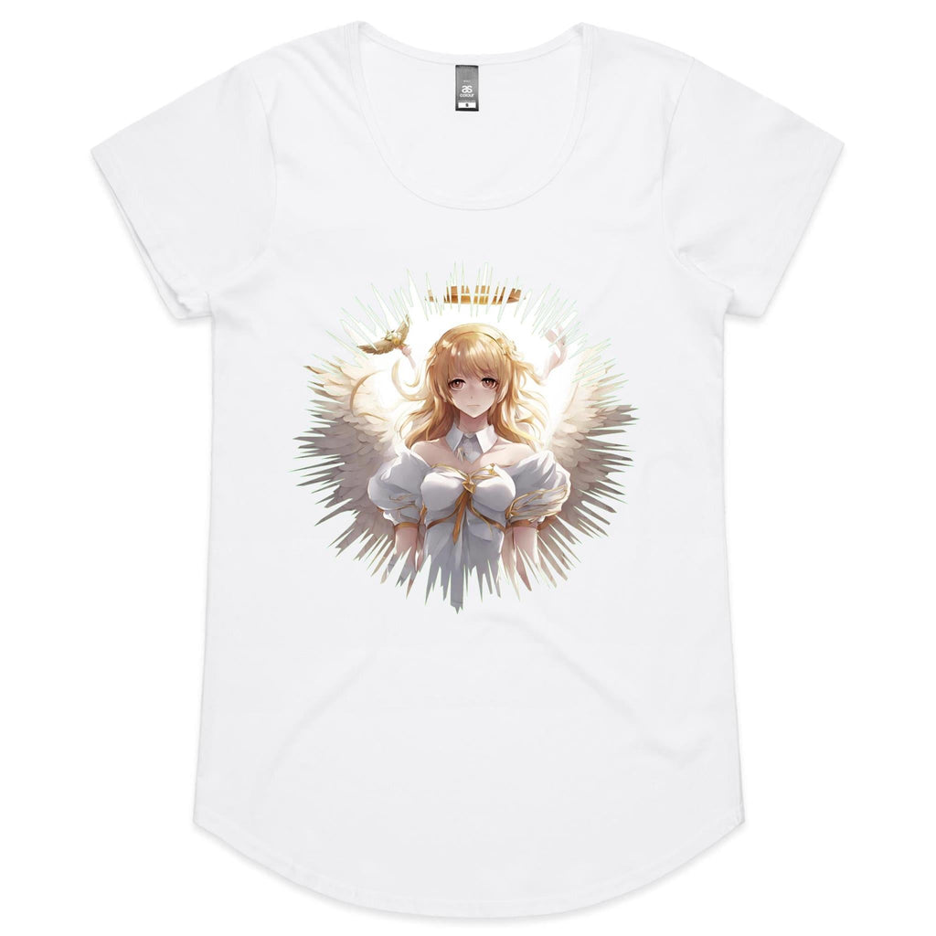 Angel Girl AS Colour Mali - Womens Scoop Neck T-Shirt Ogo Merch