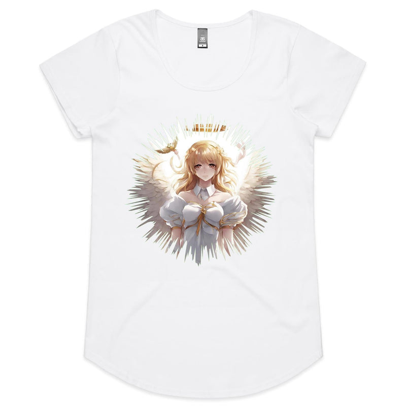 Angel Girl AS Colour Mali - Womens Scoop Neck T-Shirt Ogo Merch