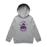 Meet my Family Angry Girl AS Colour - Youth Supply Hood Ogo Merch