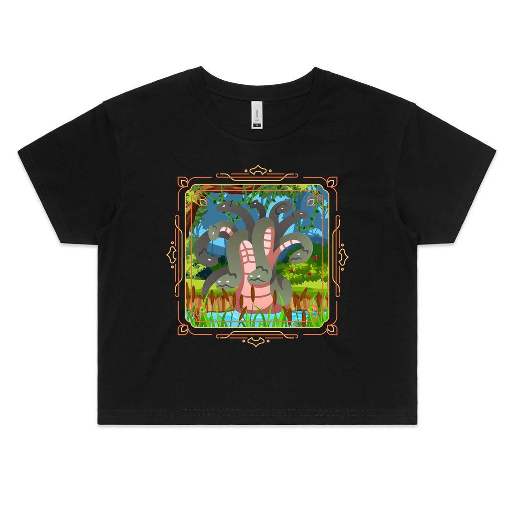 Swamp Hydra AS Colour Women's Crop Tee Ogo Merch