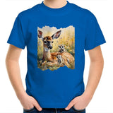 Deer and Meerkats AS Colour Kids Youth T-Shirt Ogo Merch