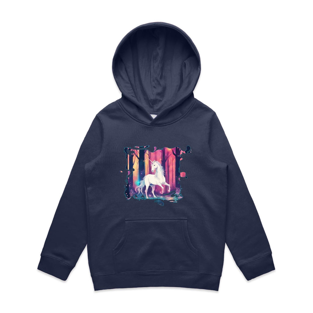 Unicorn AS Colour Youth Supply Hood Ogo Merch