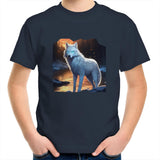 White Wolf AS Colour Kids Youth T-Shirt Ogo Merch