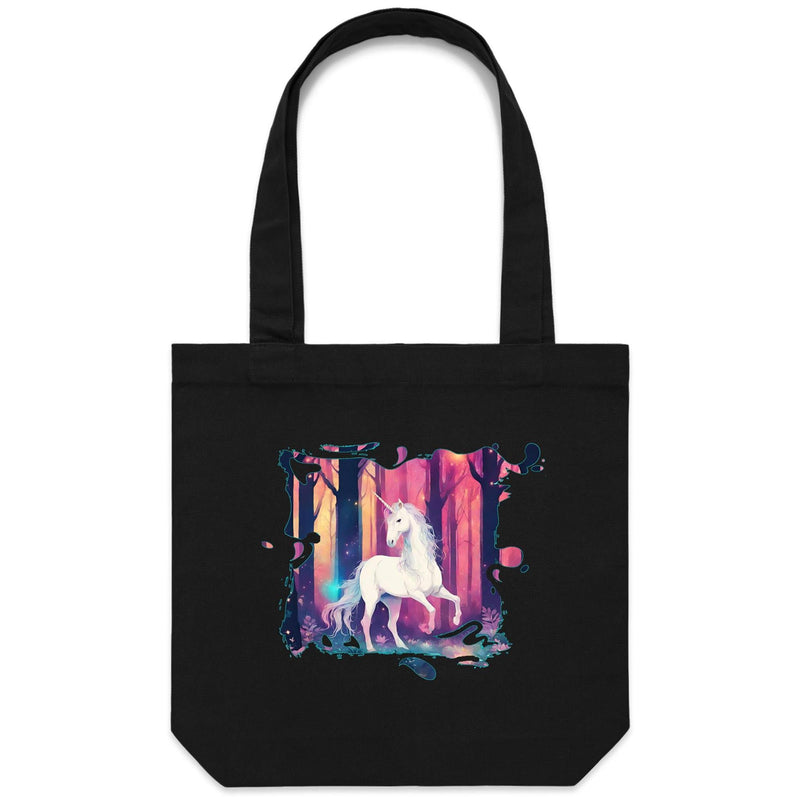 Unicorn AS Colour Carrie Canvas Tote Bag Ogo Merch