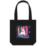 Unicorn AS Colour Carrie Canvas Tote Bag Ogo Merch