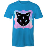 Psychic Cat AS Colour Staple Mens TShirt Ogo Merch