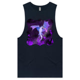 Purple Dragon AS Colour Barnard Mens Tank Top Tee Ogo Merch