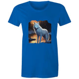White Wolf AS Colour - Women's Maple Tee Ogo Merch