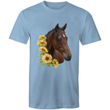Sunflower Horse AS Colour Staple - Mens T-Shirt Ogo Merch
