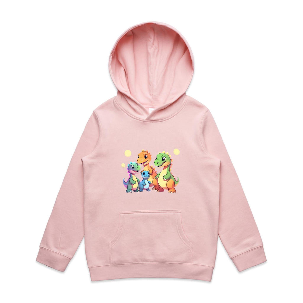 Baby Dinosaurs AS Colour - Youth Supply Hood Ogo Merch
