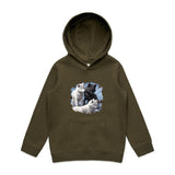 Three Wolves AS Colour Youth Supply Hood Ogo Merch