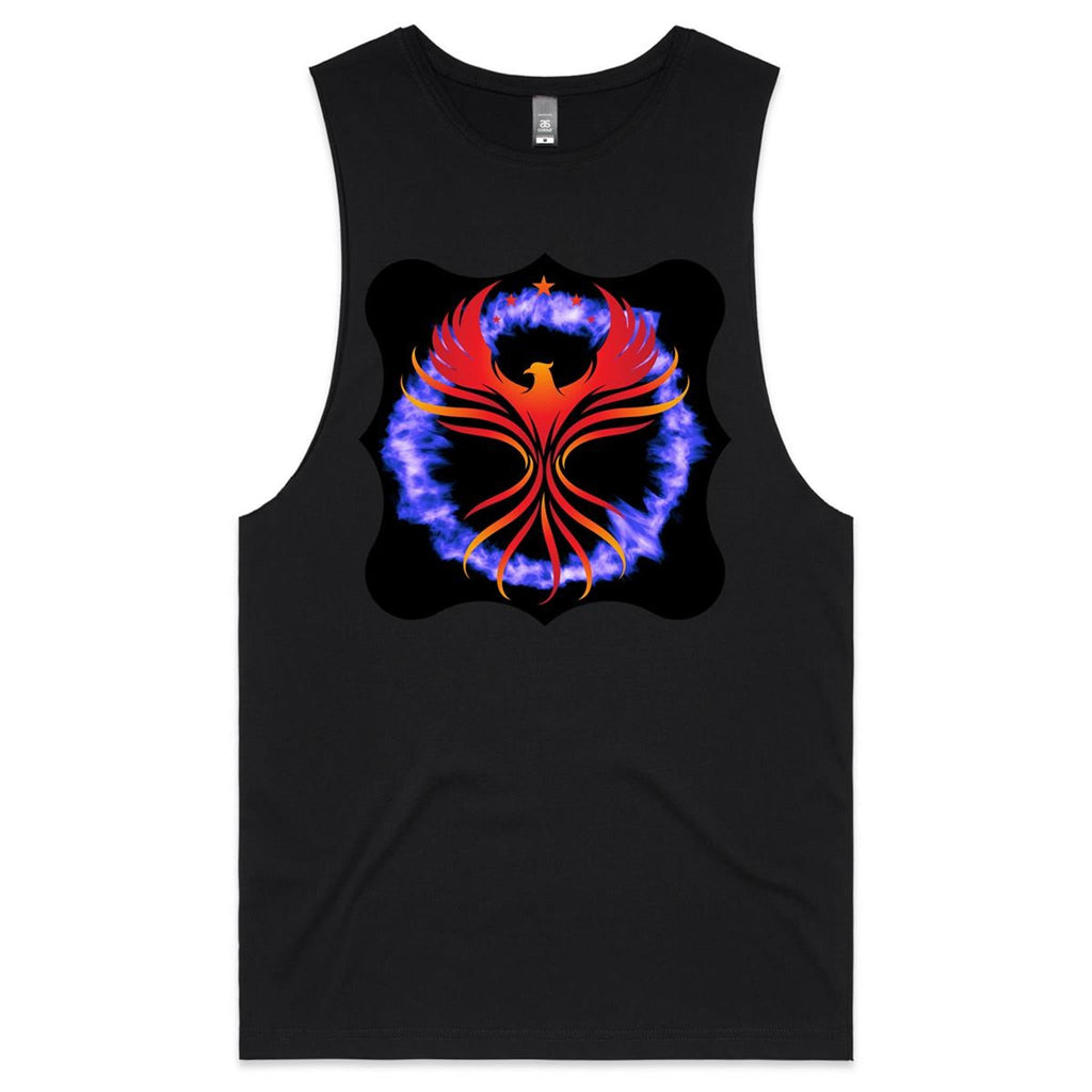 Fire Ring Phoenix AS Colour Barnard Mens Tank Top Tee Ogo Merch