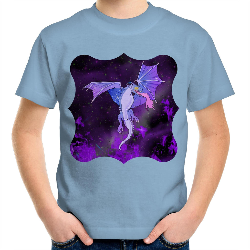 Purple Dragon AS Colour Kids Youth TShirt Ogo Merch