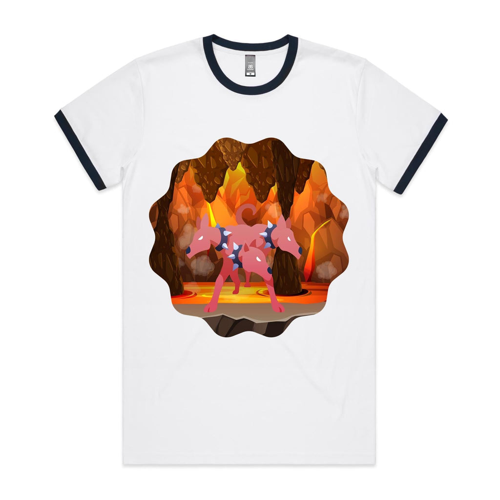 Lava Cerberus AS Colour Staple Ringer Tee Ogo Merch