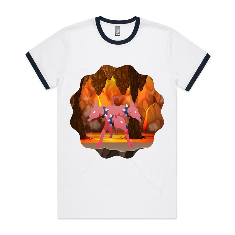 Lava Cerberus AS Colour Staple Ringer Tee Ogo Merch