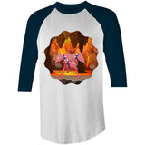 Lava Cerberus AS Colour Raglan 3/4 Sleeve TShirt Ogo Merch