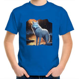 White Wolf AS Colour Kids Youth T-Shirt Ogo Merch