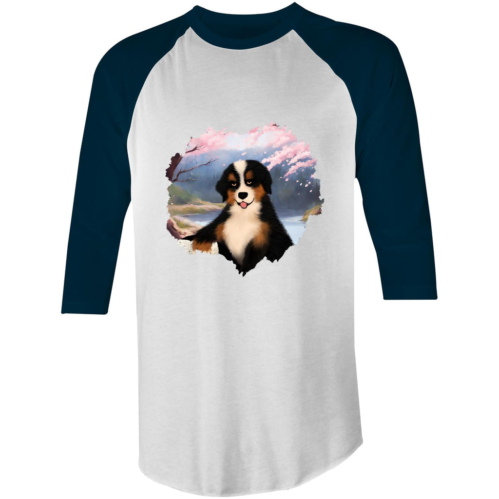 Dog AS Colour Raglan 3/4 Sleeve TShirt Ogo Merch