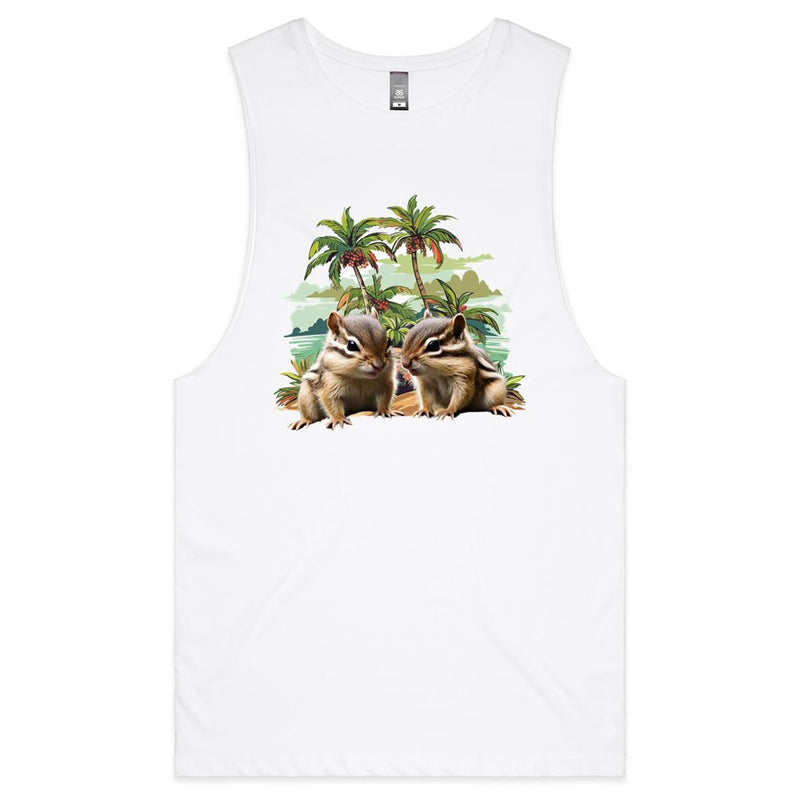 Beach Chipmunks AS Colour Barnard - Mens Tank Top Tee Ogo Merch