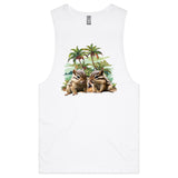 Beach Chipmunks AS Colour Barnard - Mens Tank Top Tee Ogo Merch
