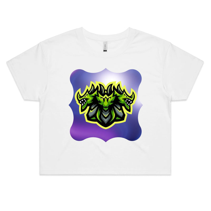 Green Hydra AS Colour Women's Crop Tee Ogo Merch