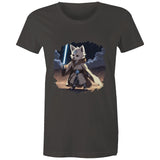 Wolf with Lightsaber AS Colour Women's Maple Tee Ogo Merch