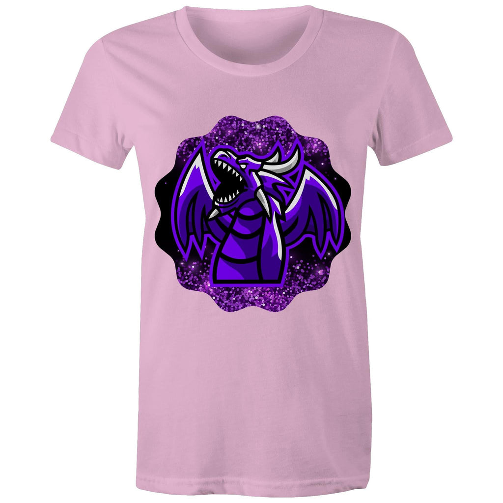 Shining Purple Dragon AS Colour Women's Maple Tee Ogo Merch