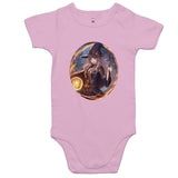 Flame Witch AS Colour Mini Me - Baby Onesie Romper Ogo Merch