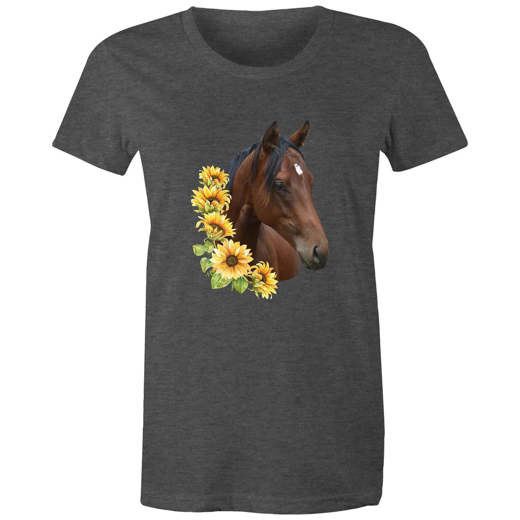 Sunflower Horse AS Colour - Women's Maple Tee Ogo Merch