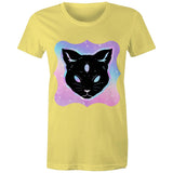 Psychic Cat AS Colour Women's Maple Tee Ogo Merch