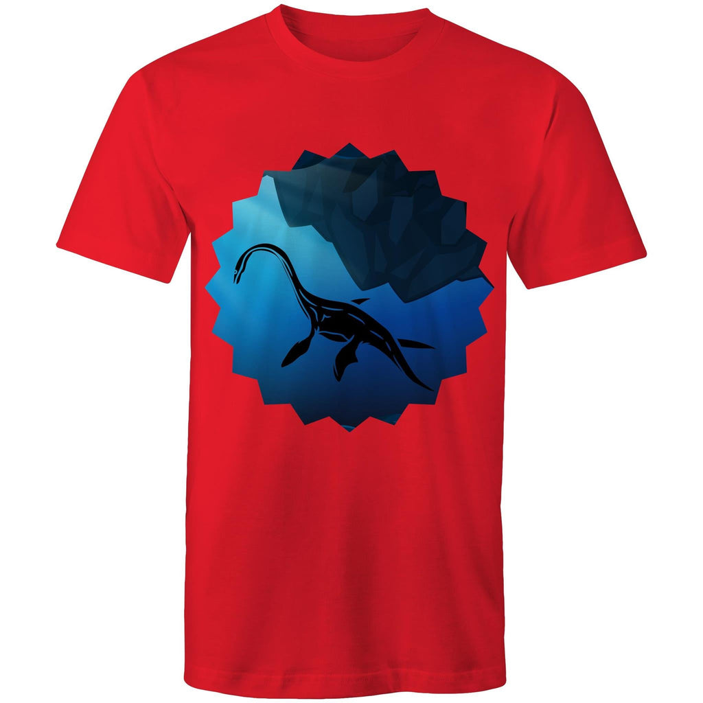 Plesiosaur AS Colour Staple Mens TShirt Ogo Merch