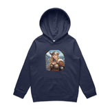 Viking Girl AS Colour - Youth Supply Hood Ogo Merch