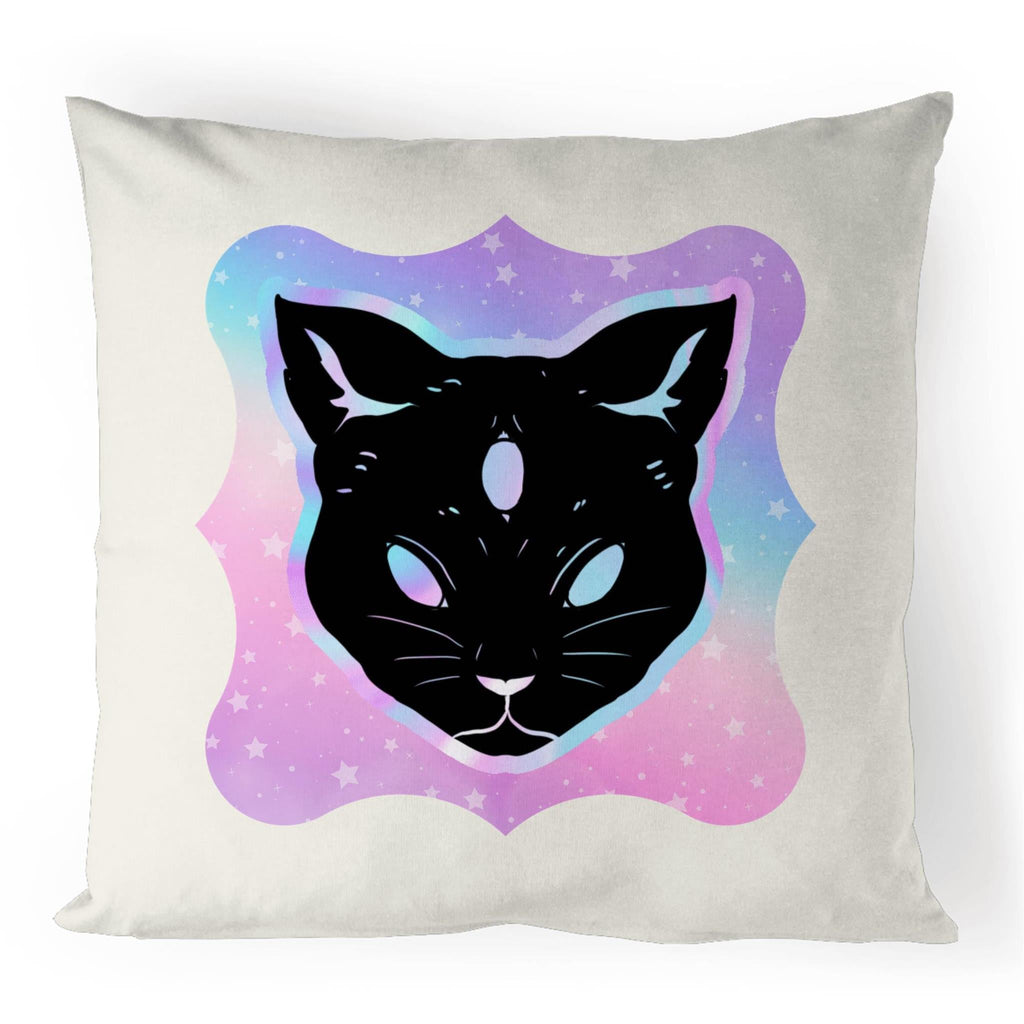 Psychic Cat 100% Linen Cushion Cover Ogo Merch