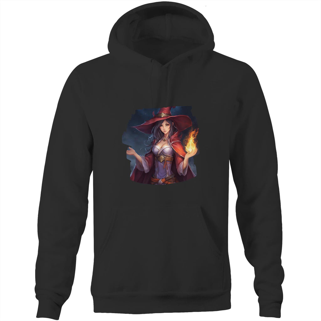 Witch AS Colour Stencil - Pocket Hoodie Sweatshirt Ogo Merch