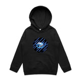 Blue Swirl Eagle AS Colour - Youth Supply Hood Ogo Merch