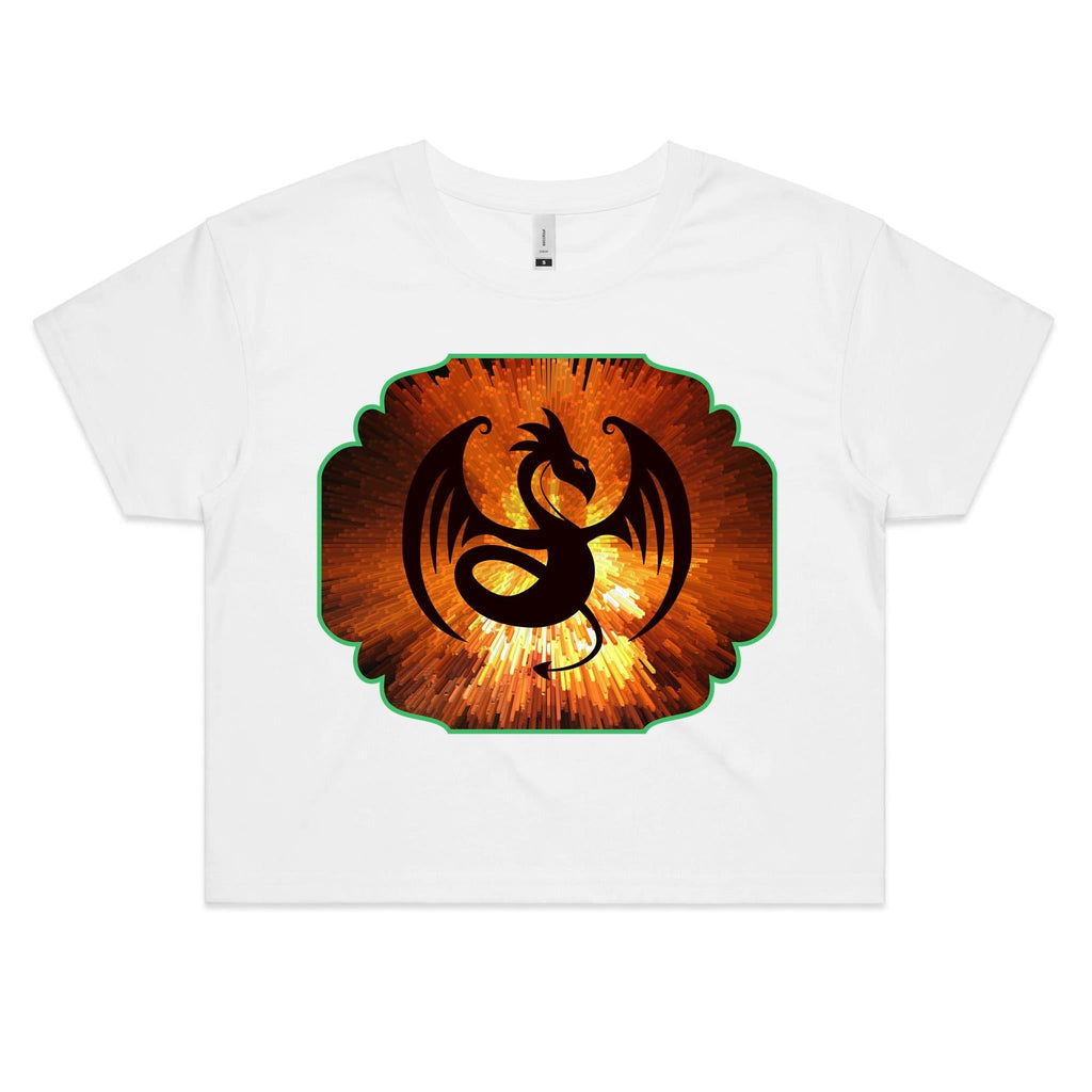 Volcanic Dragon AS Colour Women's Crop Tee Ogo Merch