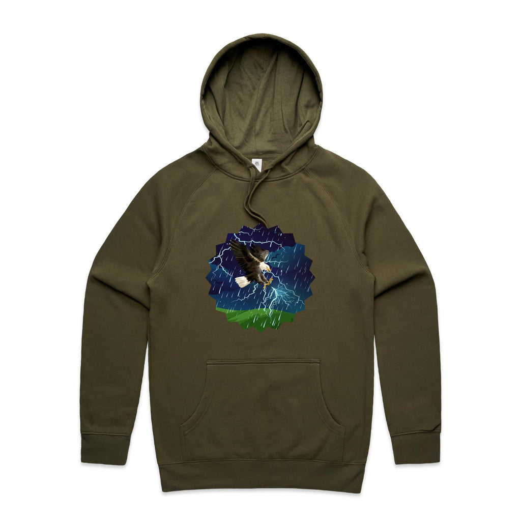 Lightning Eagle AS Colour - Supply Hood Ogo Merch