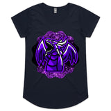Shining Purple Dragon AS Colour Mali Womens Scoop Neck TShirt Ogo Merch