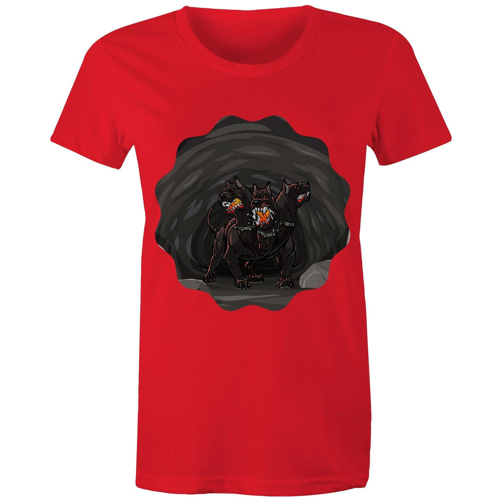 Cave Cerberus AS Colour Women's Maple Tee Ogo Merch