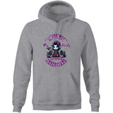 Meet my Family Angry Girl AS Colour Stencil - Pocket Hoodie Sweatshirt Ogo Merch