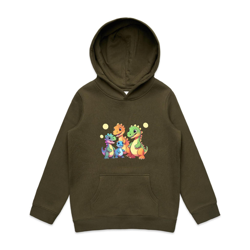 Baby Dinosaurs AS Colour - Youth Supply Hood Ogo Merch