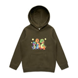 Baby Dinosaurs AS Colour - Youth Supply Hood Ogo Merch