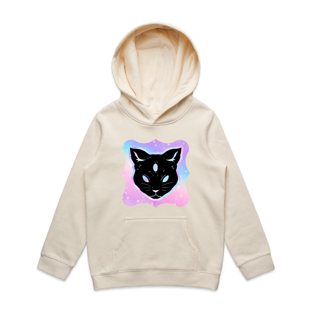 Psychic Cat AS Colour Youth Supply Hood Ogo Merch