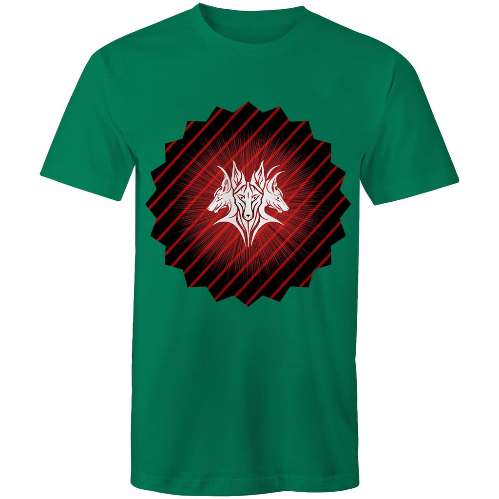 Glowing Cerberus AS Colour Staple Mens TShirt Ogo Merch